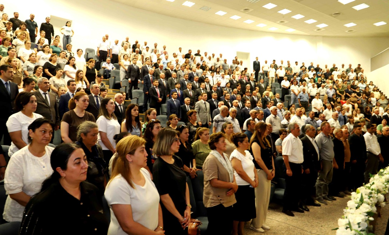 Ağstafada Səməd Vurğunun 120 illik yubileyi qeyd olundu - FOTOLAR